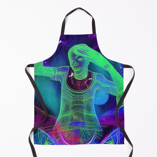 Item preview, Super Star DJ No.1 - Astral Cosmic AI Illustration designed and sold by Recall-Design.