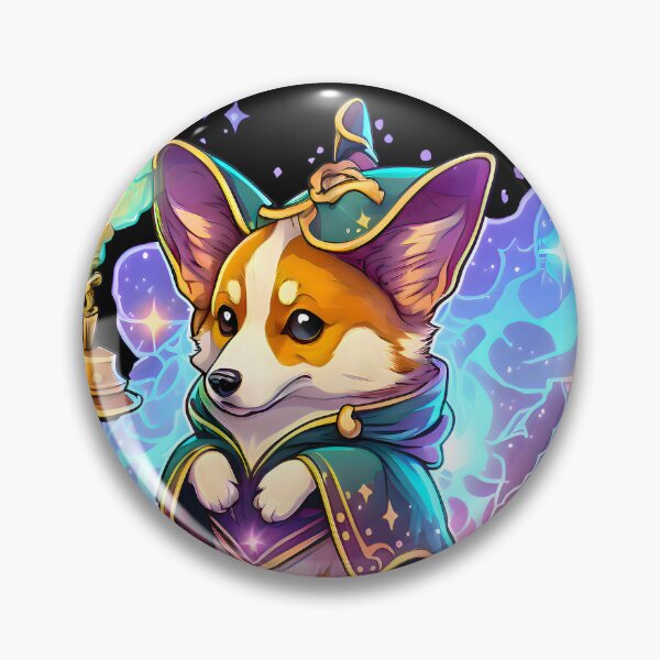 Item preview, Corgi Mage | DND Mage | DND Corgi designed and sold by CosmicLoots.