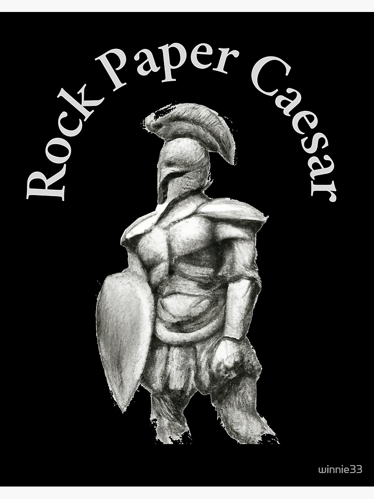 Spartan Strong Rock Paper Ceaser scissors - FUNNY Art Board Print for  Sale by winnie33