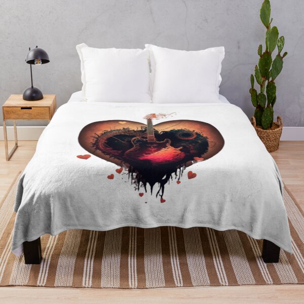 Aperçu de l'œuvre Rock Love Saint Valentin créée et vendue par DianaaBoutique.