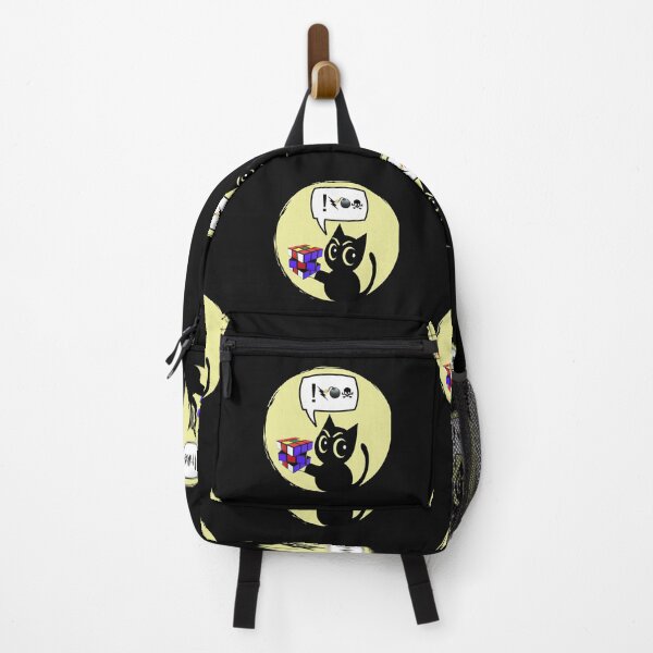 Item preview, a angry cat with the Rubik's cube designed and sold by Animal world designs.