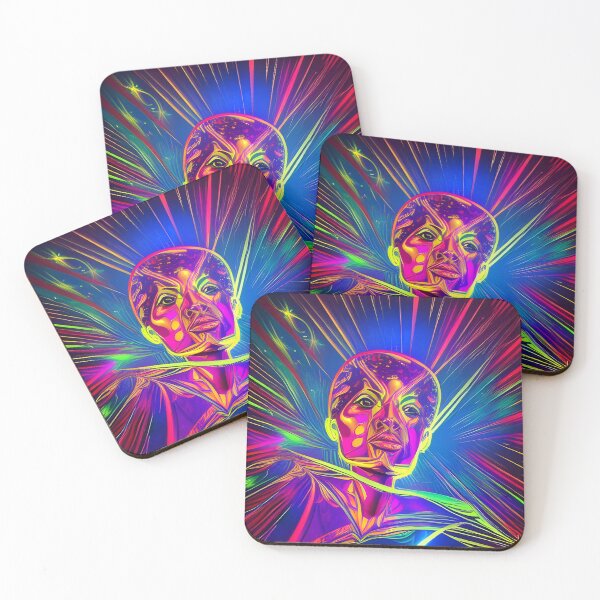 Item preview, Super Star DJ No.4 - Astral Cosmic AI Illustration designed and sold by Recall-Design.