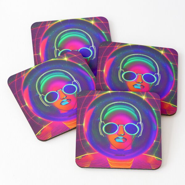 Item preview, Super Star DJ No.5 - Astral Cosmic AI Illustration designed and sold by Recall-Design.