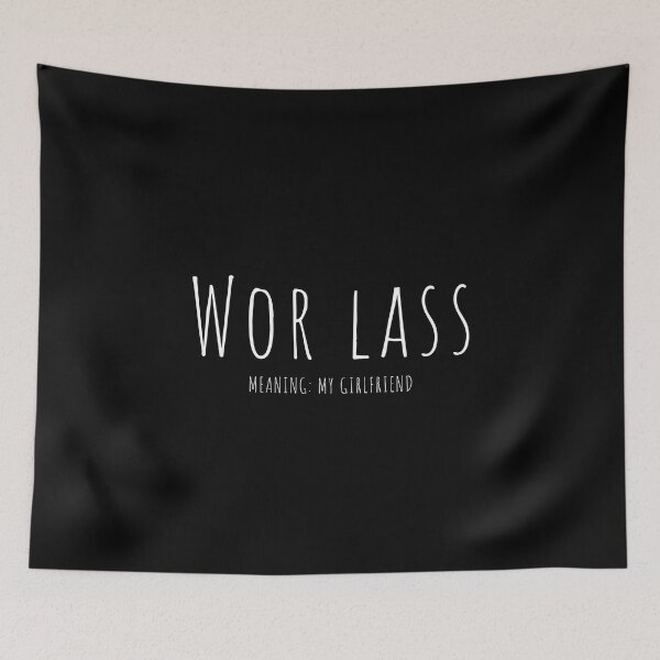 Item preview, Newcastle Slogans - Wor Lass - Funny Slogans Apparel designed and sold by ImagesDesigns.
