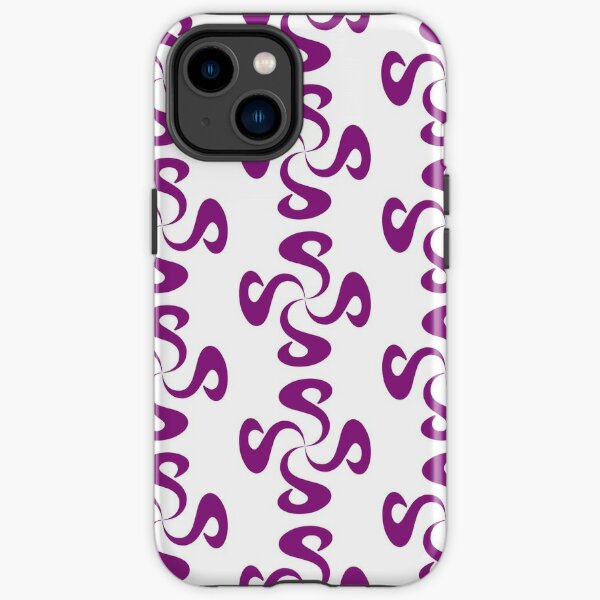 SheeArtworks Spiral Purple - Shee Vector Pattern iPhone Tough Case