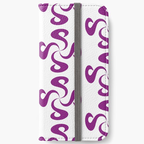 SheeArtworks Spiral Purple - Shee Vector Pattern iPhone Wallet