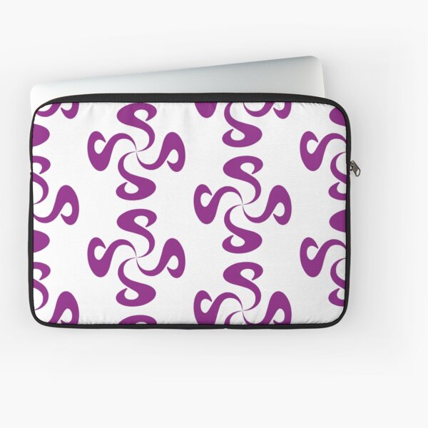 SheeArtworks Spiral Purple - Shee Vector Pattern Laptop Sleeve