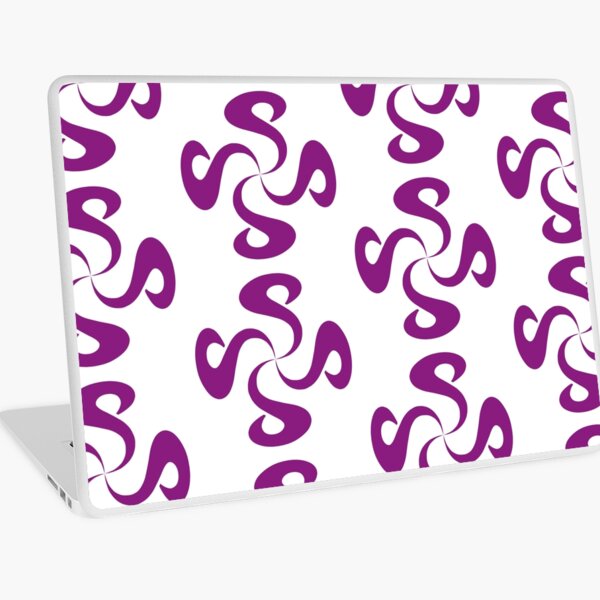 SheeArtworks Spiral Purple - Shee Vector Pattern Laptop Skin