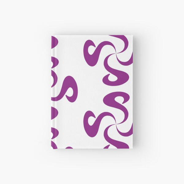 SheeArtworks Spiral Purple - Shee Vector Pattern Hardcover Journal