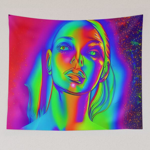 Item preview, Super Star DJ No.8 - Astral Cosmic AI Illustration designed and sold by Recall-Design.