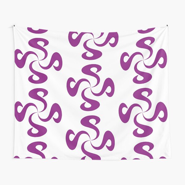 SheeArtworks Spiral Purple - Shee Vector Pattern Tapestry