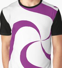 SheeArtworks Spiral Purple - Shee Vector Shape Graphic T-Shirt