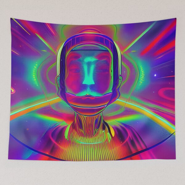 Item preview, Super Star DJ No.9 - Astral Cosmic AI Illustration designed and sold by Recall-Design.