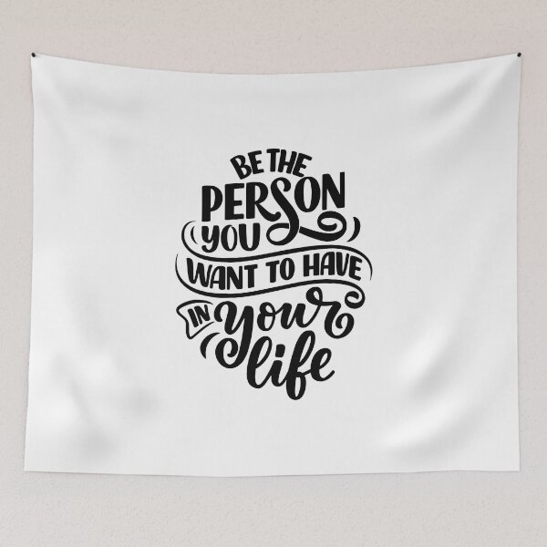 Item preview, Be The Person You Want To Have In Your Life (black) designed and sold by Daluyong.