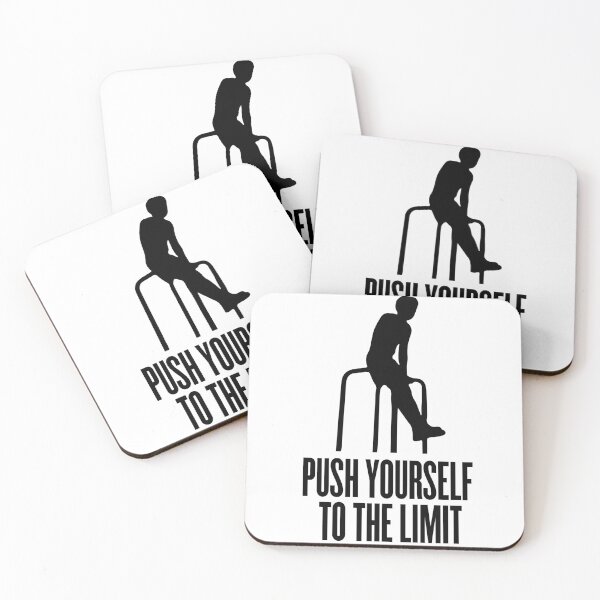 Item preview, Calisthenics dips silhouette: Push yourself to the limit designed and sold by hybridsthenos.