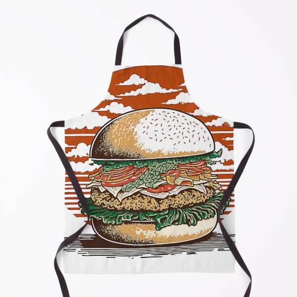 Item preview, Ukiyoe Burger: A Traditional Japanese Woodblock Print of a Hamburger in the Ukiyoe Style. designed and sold by BotTastic.