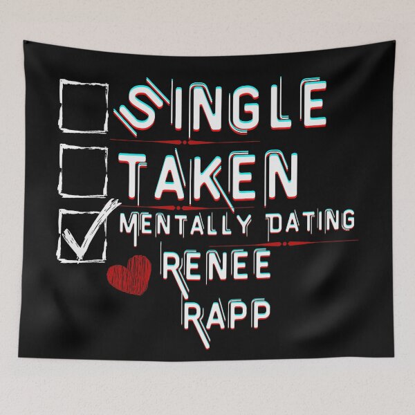 Item preview, Mentally Dating Renee Rapp designed and sold by ColorprintsGO.