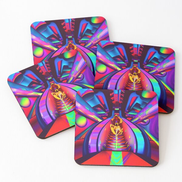 Item preview, Helter Skelter Rave Party No.3 - Astral Cosmic AI Illustration designed and sold by Recall-Design.