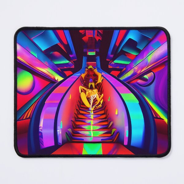 Item preview, Helter Skelter Rave Party No.3 - Astral Cosmic AI Illustration designed and sold by Recall-Design.