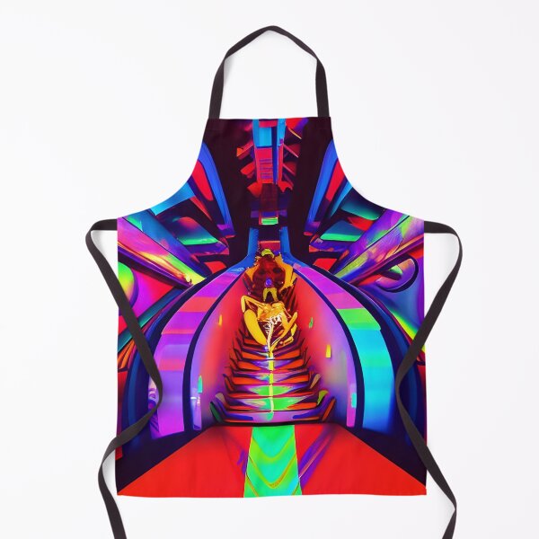 Item preview, Helter Skelter Rave Party No.3 - Astral Cosmic AI Illustration designed and sold by Recall-Design.
