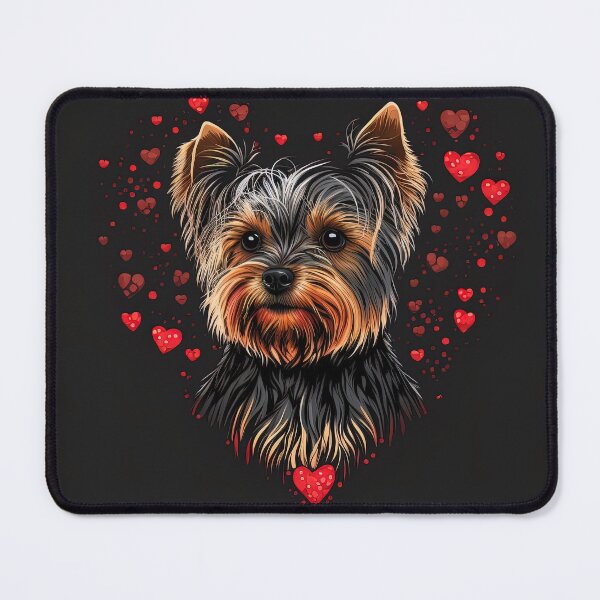 Item preview, Cute Yorky Dog Valentine designed and sold by Juliascutecornr.