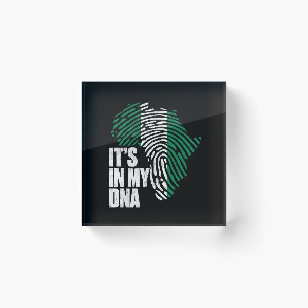 Item preview, African Nigerian It's In My DNA Africa Melanin Nigeria designed and sold by QueenOfPrint.
