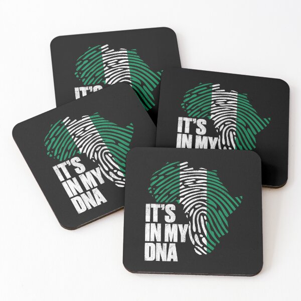 Item preview, African Nigerian It's In My DNA Africa Melanin Nigeria designed and sold by QueenOfPrint.