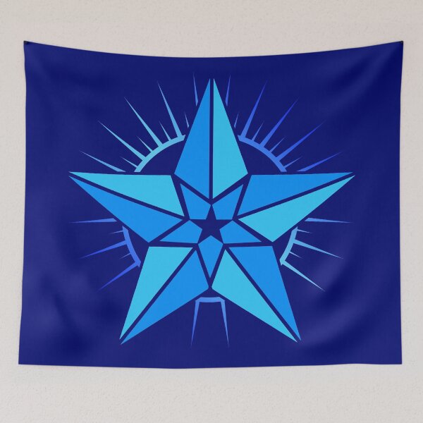 Item preview, Christmas Star — Blue designed and sold by Gilberticus.