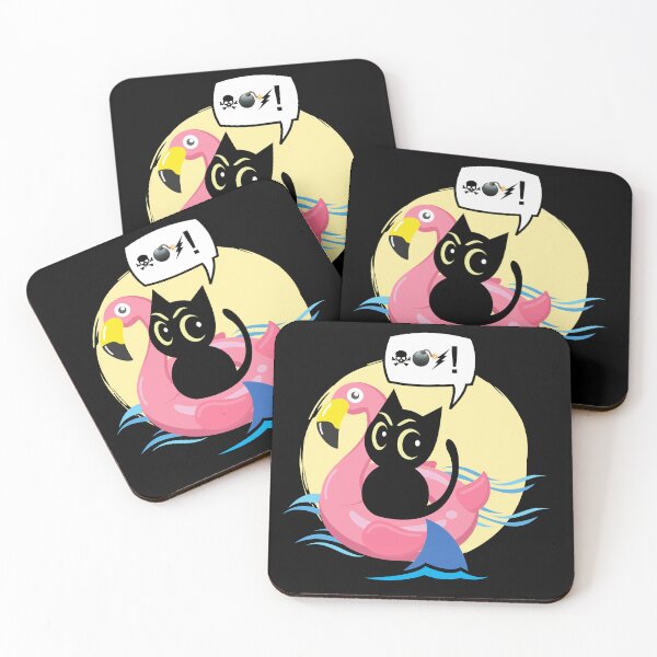 Item preview, a cat who's angry at a shark designed and sold by Animal world designs.