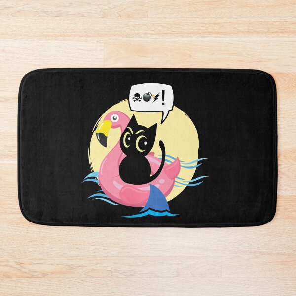 Item preview, a cat who's angry at a shark designed and sold by Animal world designs.