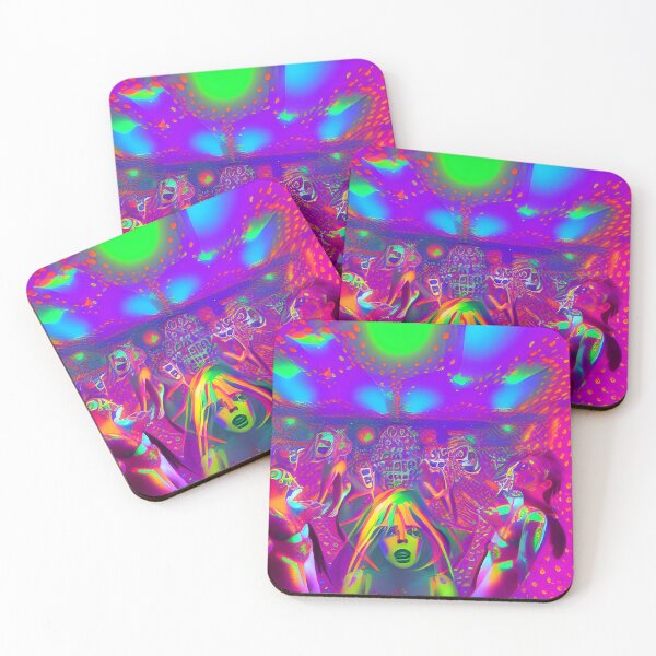 Item preview, Helter Skelter Rave Party No.5 - Astral Cosmic AI Illustration designed and sold by Recall-Design.