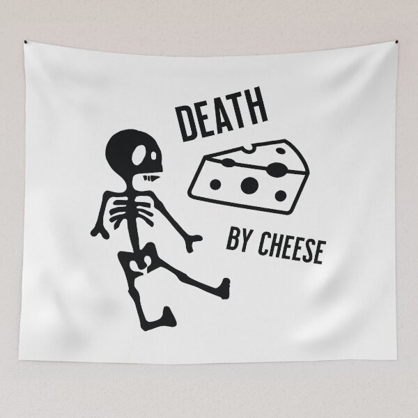 Item preview, Death By Cheese designed and sold by Rigipedia.