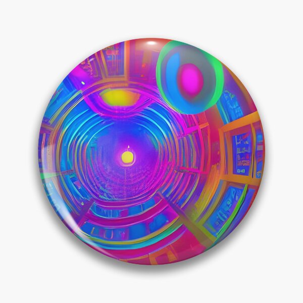 Item preview, Helter Skelter Rave Party No.6 - Astral Cosmic AI Illustration designed and sold by Recall-Design.
