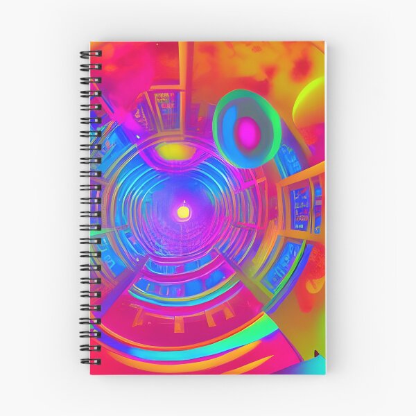 Item preview, Helter Skelter Rave Party No.6 - Astral Cosmic AI Illustration designed and sold by Recall-Design.