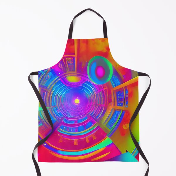 Item preview, Helter Skelter Rave Party No.6 - Astral Cosmic AI Illustration designed and sold by Recall-Design.