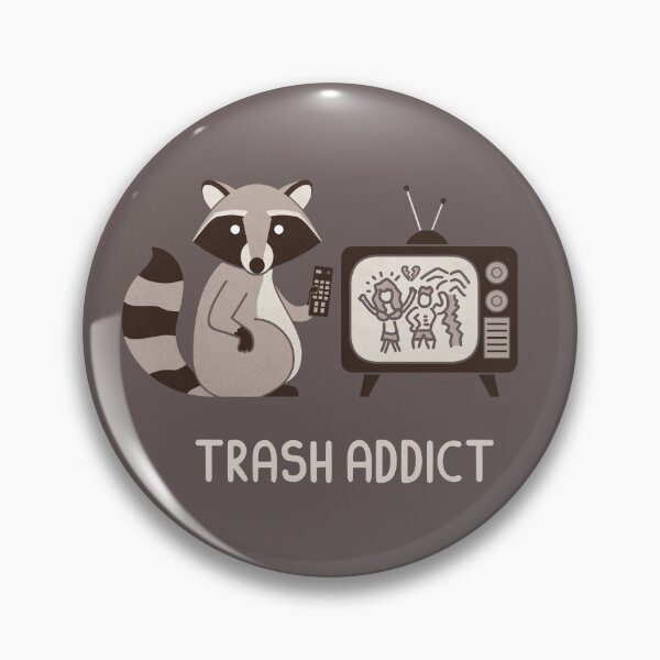 Item preview, Trash Addict designed and sold by HandsOffMyDinosaur.