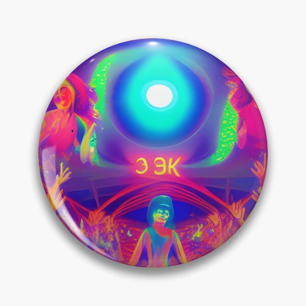 Item preview, Helter Skelter Rave Party No.8 - Astral Cosmic AI Illustration designed and sold by Recall-Design.