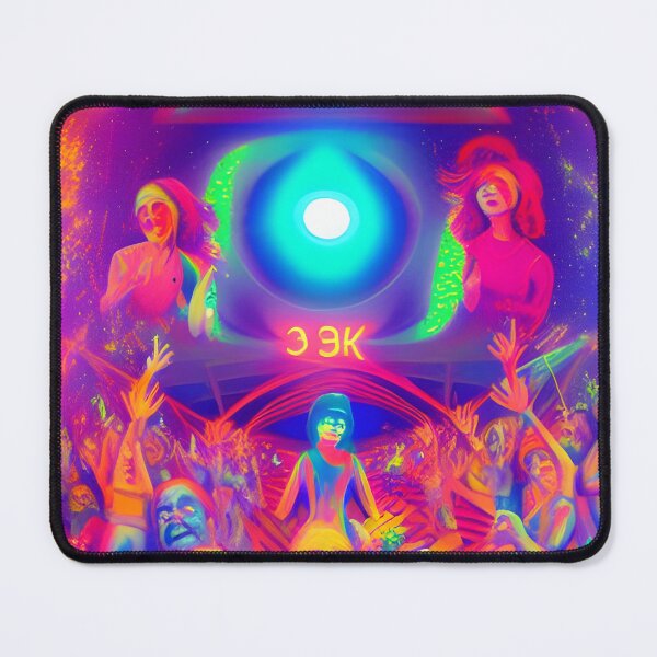 Item preview, Helter Skelter Rave Party No.8 - Astral Cosmic AI Illustration designed and sold by Recall-Design.