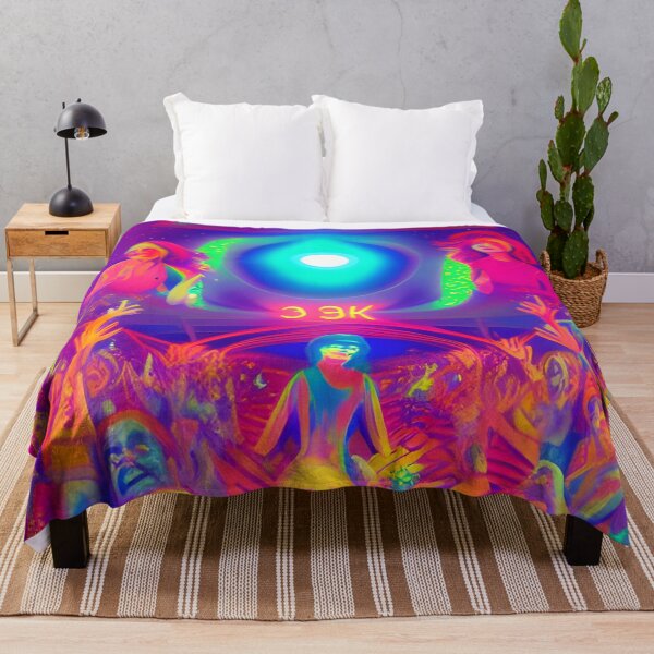 Item preview, Helter Skelter Rave Party No.8 - Astral Cosmic AI Illustration designed and sold by Recall-Design.
