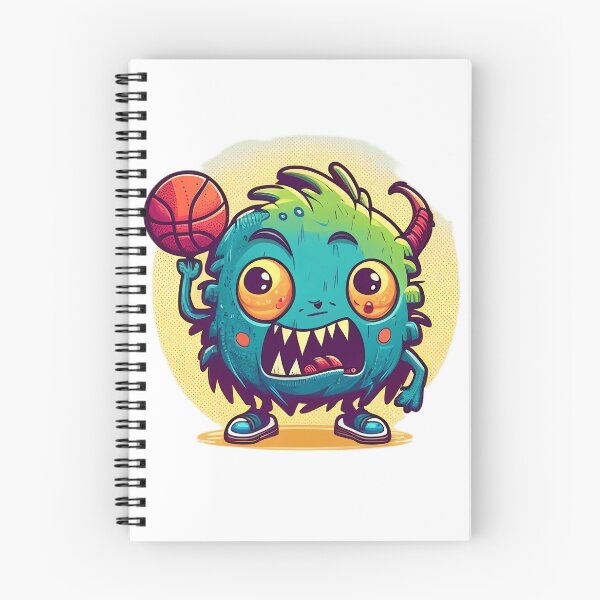 Item preview, Cute monster playing basketball designed and sold by Deluzion.