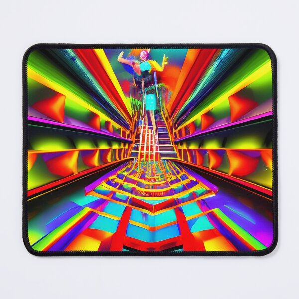 Item preview, Helter Skelter Rave Party No.9 - Astral Cosmic AI Illustration designed and sold by Recall-Design.