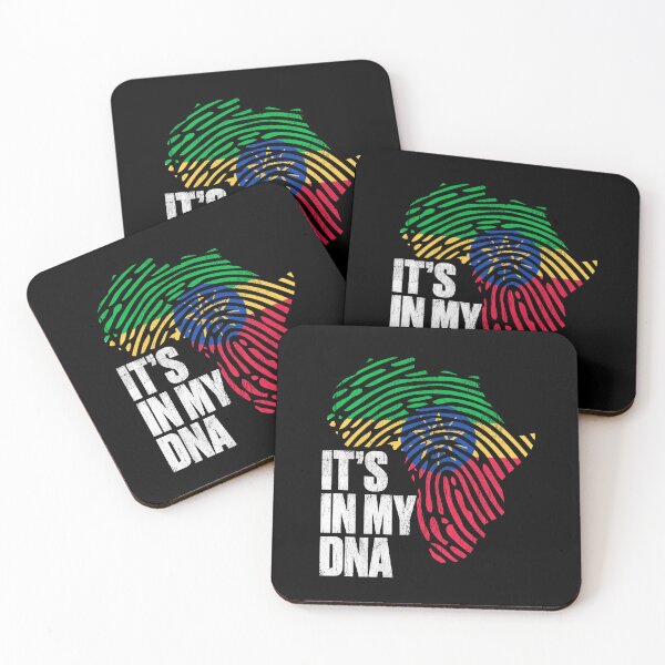 Item preview, African Ethiopian It's In My DNA Africa Melanin Ethiopia designed and sold by QueenOfPrint.
