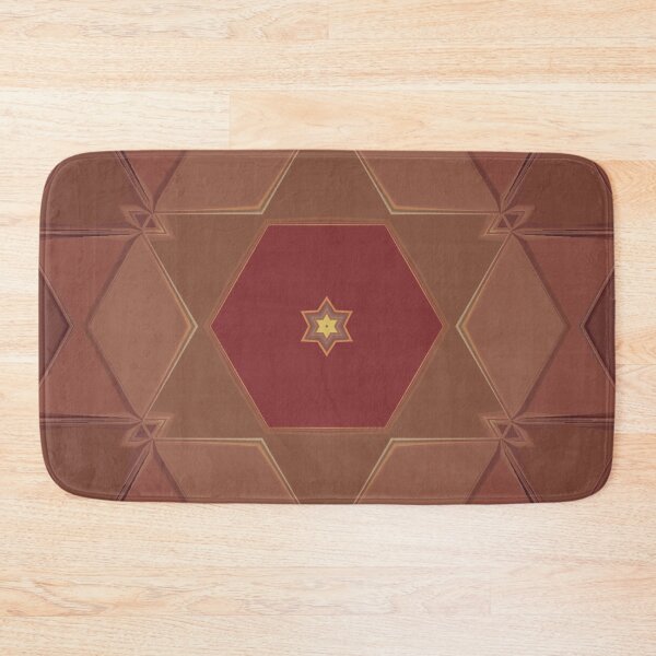 Item preview, Terracotta Color Palette Earth Tones Earthy Colors Geometric Abstract Radial Symmetry Pattern 1 of 8 designed and sold by Beachy.
