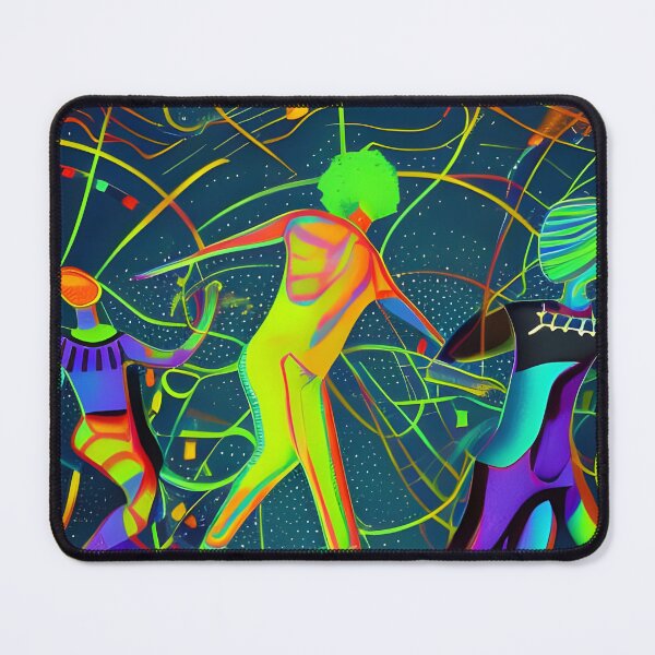 Item preview, Dancing People No.1 - Astral Cosmic AI Illustration designed and sold by Recall-Design.