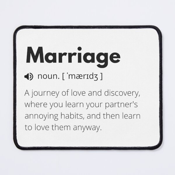 Item preview, Funny Marriage Definition designed and sold by Funny  Definition.