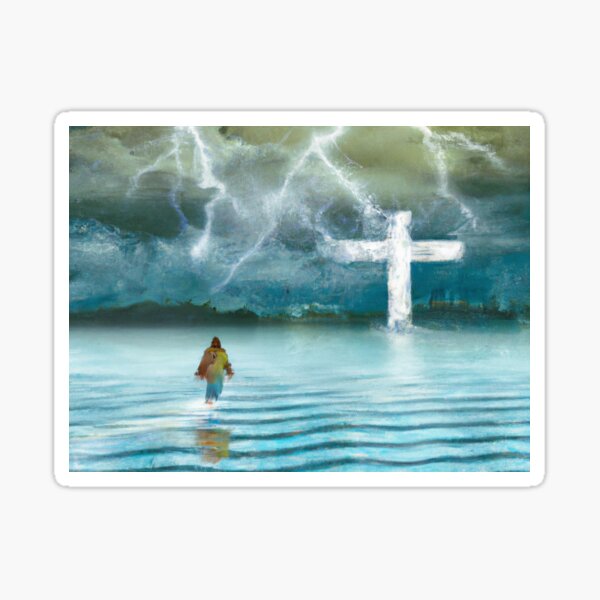 Keeping Faith Amidst the Storm Sticker
