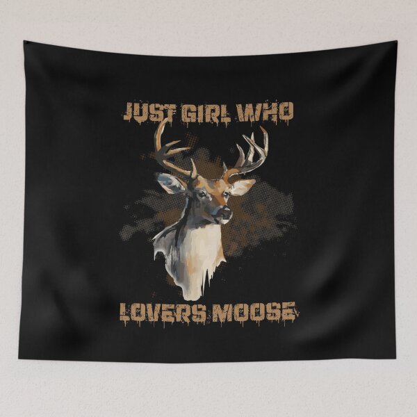 Item preview, Just girl who lovers moose designed and sold by Kuki-shop.