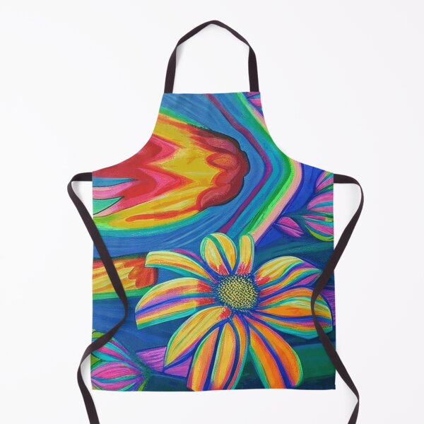 Item preview, Illusionary Hand-painted Floating Rainbow Flower  designed and sold by funnyhalloween.
