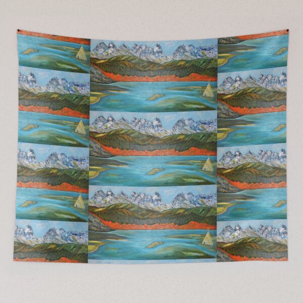 Item preview, Fiery Fall Mountains designed and sold by Shayduk.