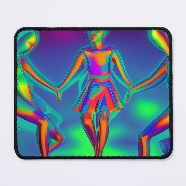 Item preview, Dancing People No.4 - Astral Cosmic AI Illustration designed and sold by Recall-Design.